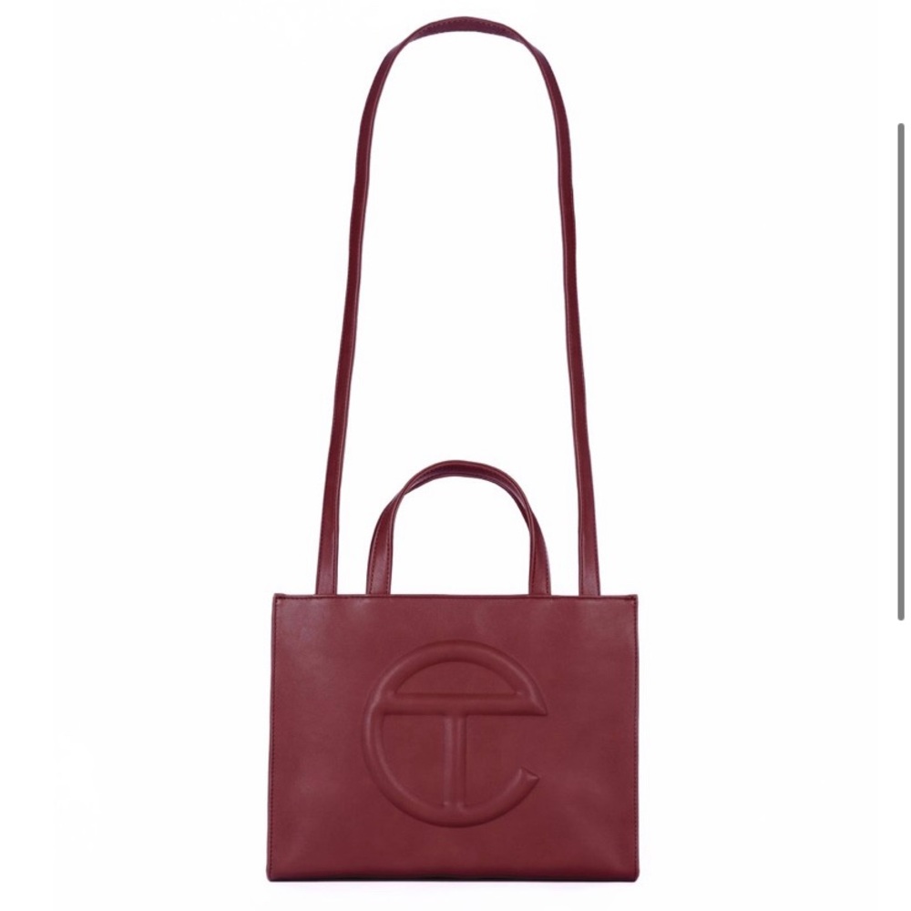 Telfar Oxblood Medium Shopping Bag